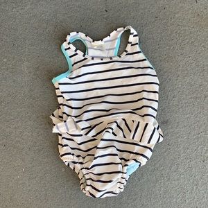 24 month girls lined bathing suit